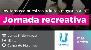 El Municipio de Ushuaia junto a PAMI inician jornadas recreativas para adultos mayores en la ciudad