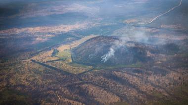 El Presidente partió a Chubut para recorrer las zonas afectadas por los incendios
