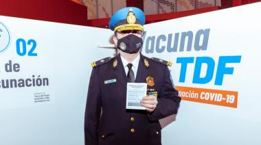 Funcionarios del Ministerio de Seguridad de nación destacaron el plan de vacunación a personal de las fuerzas