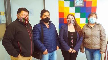 Autoridades de la Secretaría de Pueblos Originarios se reunieron con representantes de la comunidad boliviana en Ushuaia