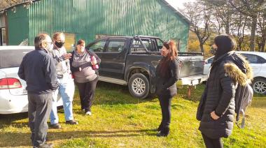 Autoridades de la Secretaría de Pueblos originarios visitaron a integrantes de la comunidad Yagan Paiakoala