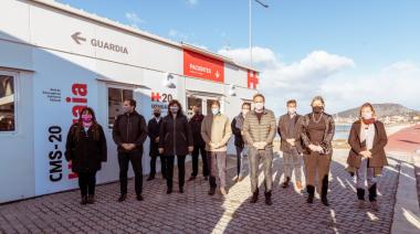 Melella y Katopodis inauguraron el Centro Modular Sanitario en Ushuaia