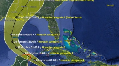 Delta cambió de trayectoria: se espera que toque tierra en Quintana Roo como un huracán de categoría 4