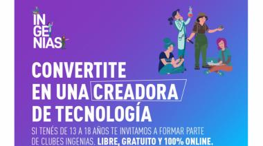 Tecnología e Inclusión: inscripciones al Club "Ingenias"
