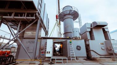Se puso en marcha el nuevo motor en la turbina principal generadora de energía eléctrica para Río Grande