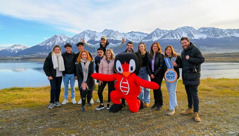 INFUETUR acompaña la visita de influencers brasileros en Tierra del Fuego