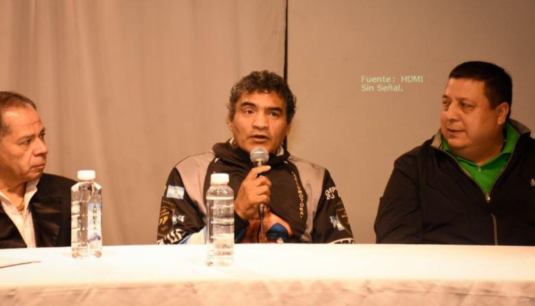 "Locomotora" participó en Ushuaia de una charla sobre salud y deportes