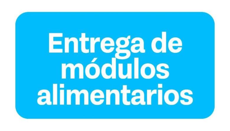 CRONOGRAMA DE ENTREGA DE MÓDULOS ALIMENTARIOS