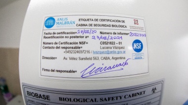 Técnicos del Malbrán certificaron el equipo del Laboratorio Municipal.