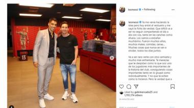 Lionel Messi despidió a Luis Suárez con un duro mensaje contra el presidente del Barcelona