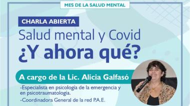 Charla abierta "Salud Mnetal y COVID": ¿y ahora qué?"