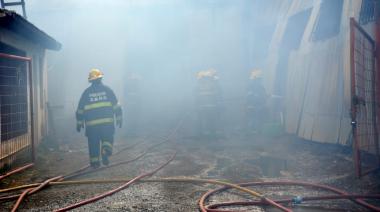 Incendio en el Parque Industrial