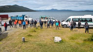 Se realizó el saneamiento del sector del lago Yehuin