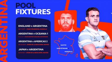 Se conoció el fixture completo del Mundial de Rugby 2023: el calendario de Los Pumas