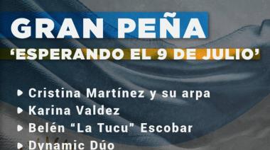 Tolhuin organiza una peñla para el 9 de julio