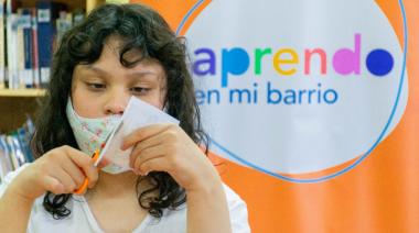 "Aprendo en mi barrio" continuará con actividades recreativas en las vacaciones de invierno
