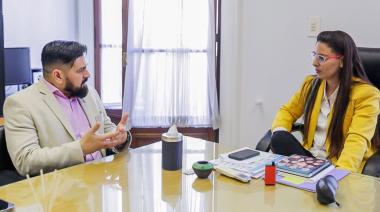 Maciel se reunió con la ministra de Mujeres, Género y Diversidad de Nación