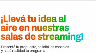 Gobierno convoca a presentar propuestas para la programación de las Salas de Streaming en los Polos Creativos