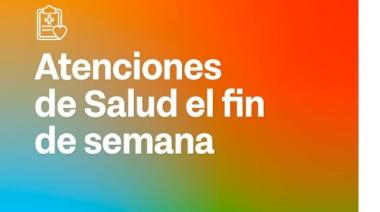 CRONOGRAMA DE ATENCIÓN EN LOS CAPS EL FIN DE SEMANA SÁBADO 20 DE DICIEMBRE USHUAIA