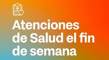 CRONOGRAMA DE ATENCIÓN EN LOS CAPS EL FIN DE SEMANA SÁBADO 27 DE DICIEMBRE USHUAIA