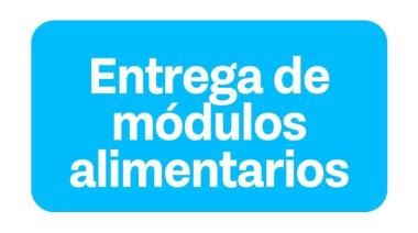 CRONOGRAMA DE ENTREGA DE MÓDULOS ALIMENTARIOS