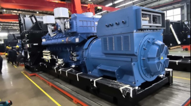 TURBINA Y COMPONENTES DE LA NUEVA USINA PARA USHUAIA PARTEN DESDE CHINA HACIA LA PROVINCIA