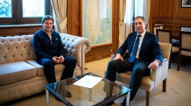 EL GOBERNADOR MELELLA MANTUVO UNA NUEVA REUNIÓN DE TRABAJO CON EL MINISTRO SANTILLI CON AGENDA PROPIA