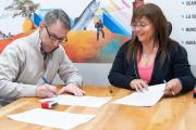 GOBIERNO FIRMÓ EL CONTRATO PARA LA ELECTRIFICACIÓN DEL PREDIO EX MOSCA LOCA EN USHUAIA