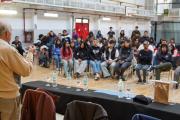 Estudiantes del Trejo Noel compartieron una charla testimonial sobre Malvinas junto al Capitán “Cacha” Arca