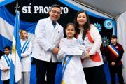 UNA ESTUDIANTE DE BASE ESPERANZA REALIZÓ SU PROMESA DE LEALTAD A LA BANDERA