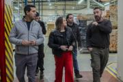 EL GOBIERNO RECORRIÓ JUNTO A TRABAJADORES DE AIRES DEL SUR LA PLANTA QUE SE PREPARA PARA RETOMAR LA PRODUCCIÓN